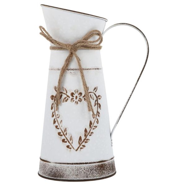 

watering equipments vintage style metal flower vase iron pot deskbucket ornament