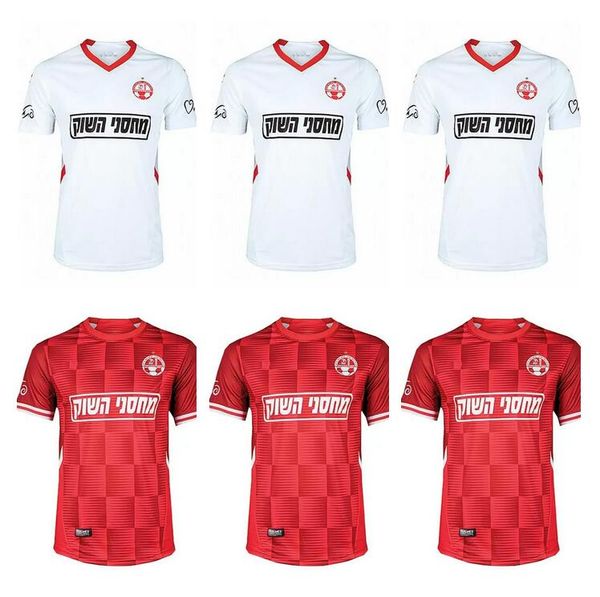 

21/22 hapoel beer sheva soccer jerseys 2021 2022 israel club safouri rukavytsya shechter moreno ansah home red men football shirt uniforms s, Black;yellow