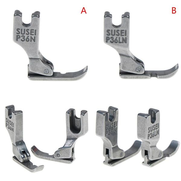 

1/2pcs industrial sewing machine flatcar unilateral presser foot steel-sided zipper foot p36ln / p36n presser, Black