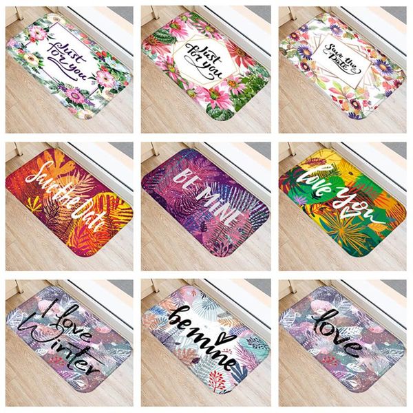 

leaves sale-anti-slip floor mats for living rooms letters kitchen rugs bedroom carpets doormat for entrance door carpet mat