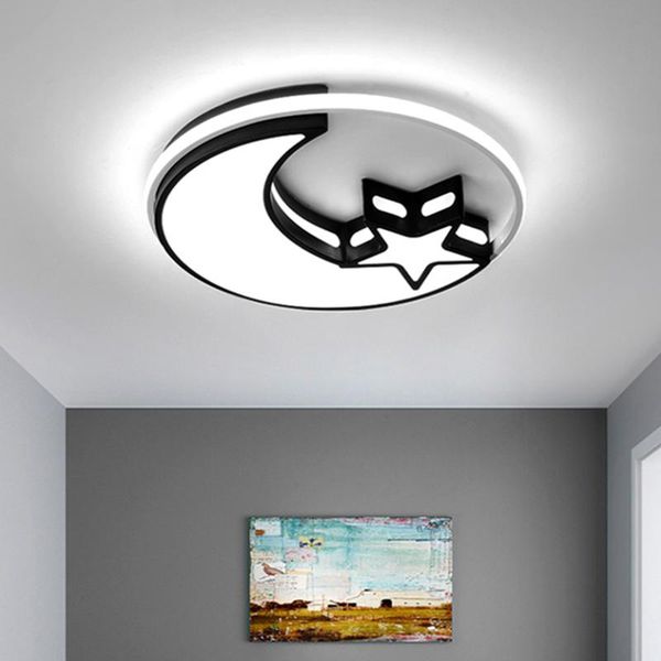 

ceiling lights modern led for living room bedroom study black+white lamp fixtures