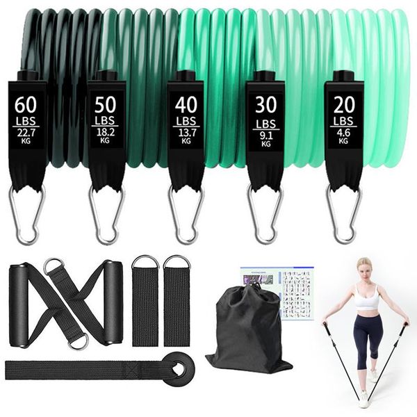 

resistance bands 200/150lb latex tpe elastic fitness yoga gym pull rope exercise home training expander door anchor