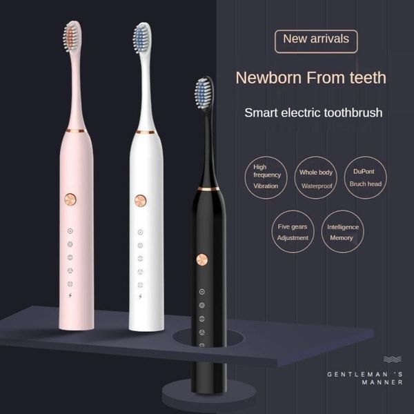 

smart electric toothbrush style electrictoothbrush sonic 5 files ultrasonic automatic usb rechargeable waterproof