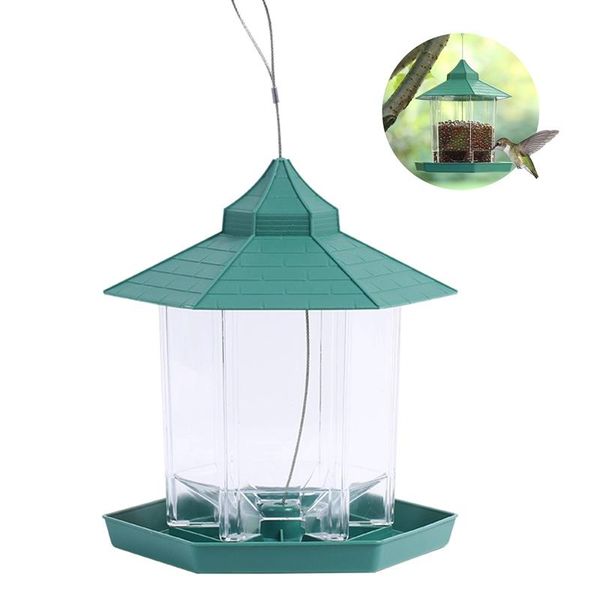 

other bird supplies waterproof gazebo hanging wild feeder outdoor container with hang rope feeding house type decor