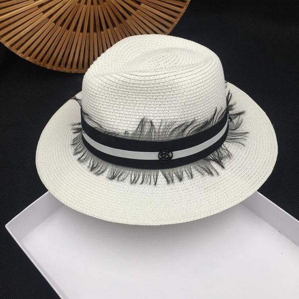 

stingy brim hats sir straw lace bump evanescent hues with double decorative hat is prevented bask in female black letters, Blue;gray