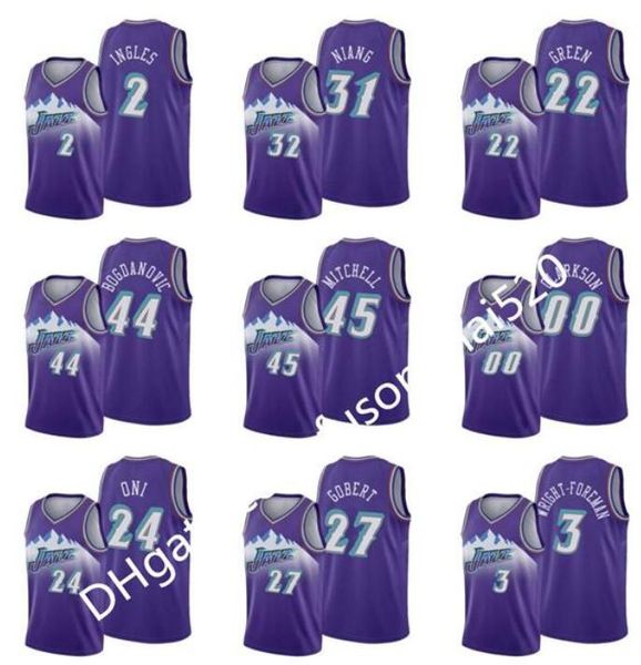 

print men's women kids jersey purple uniform rudy 27 gobert jerseys basketball ricky 3 rubio jae 99 crowder derrick 15 favors joe 2 ing, Black;red