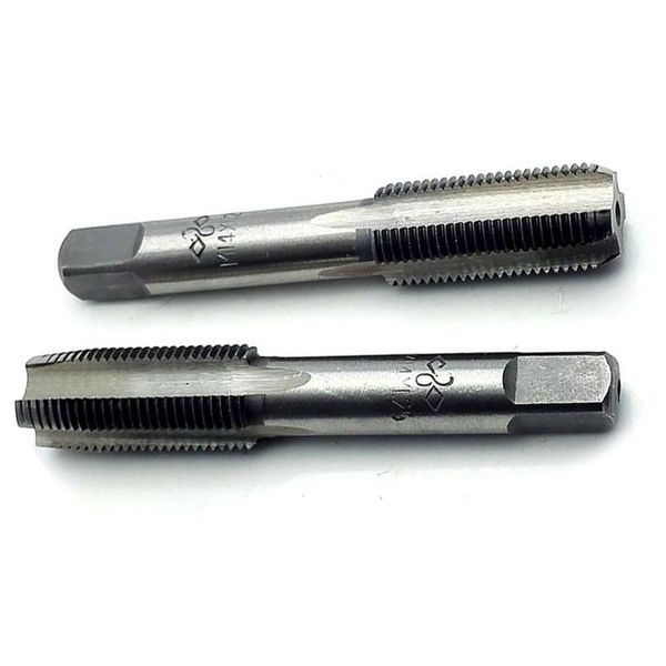 

hand tools 2pcs hss 14mm x 1.25 metric taper & plug tap right thread m14 1.25mm