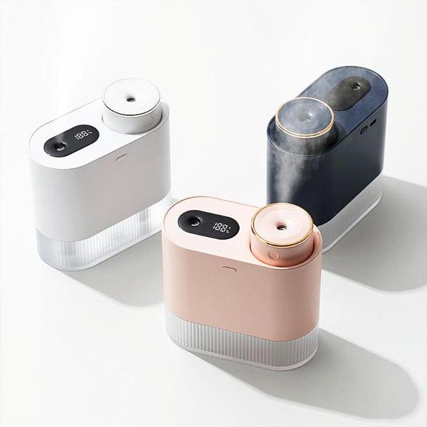 

humidifiers 450ml wireless air humidifier aroma diffuser 2000mah battery portable ultrasonic mist maker fragrance essential oil difusor home