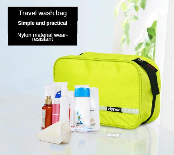 

storage bags travel bag large-capacity nylon three-in-one wash cosmetic wet and dry separation