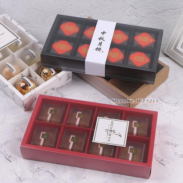 

gift wrap large paper mooncakes macaron box as cookie storage boxes packaging wedding christmas party use 50 pieces/lot