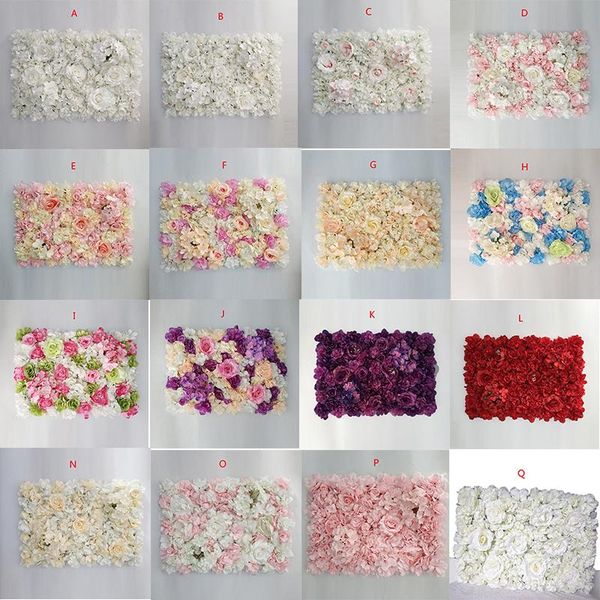 

decorative flowers & wreaths colorful flower wall for wedding bridal artificial silk home backdrop decor pography props