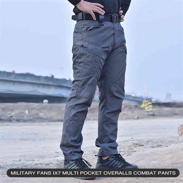 All'aperto Console Pantaloni Tactical City Secret Service Secret Ventilatori dell'esercito Multi Pocket Pocket Combattimenti da uomo Zipper da uomo 210715