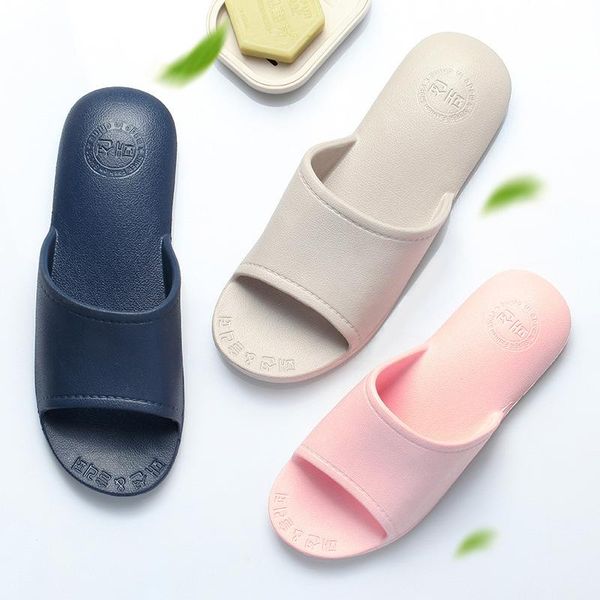 

slippers 2021 products summer home indoor anti-slip sandals household thick soft bottom men's, Black