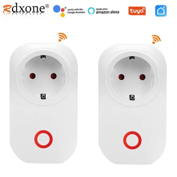 

smart power plugs energy monitor timer plug eu wifi socket work with alexa echo google home for automation
