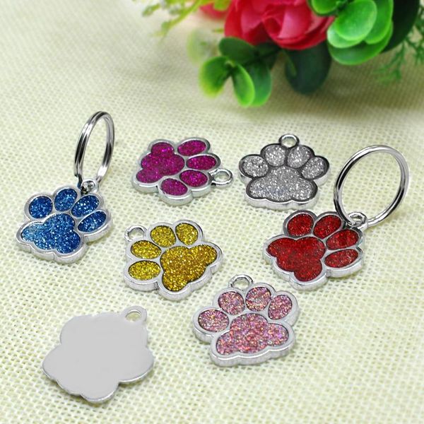 

custom engraved pet dog tags personalized cat puppy id name collar tag bone paw collar accessories anti-lost stainle qylkcd