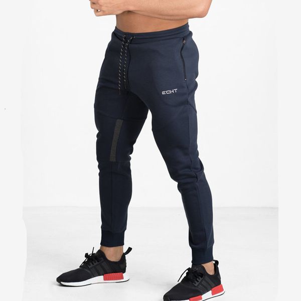 

2021 new mens sweatpants gyms fitness drawers bodybuilding joggers workout trousers male casual sporting cotton slim fit pencil pants okx0, Black