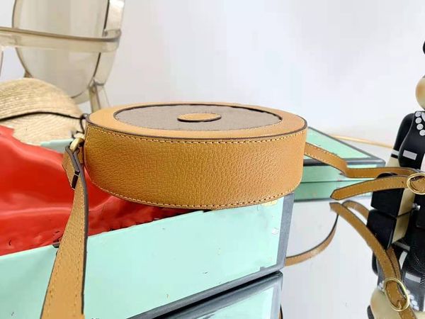 

cartoon printed cake women's small round bag single genuine leather handbags shoulderbag handbag shoulder messenger bags slant span wom