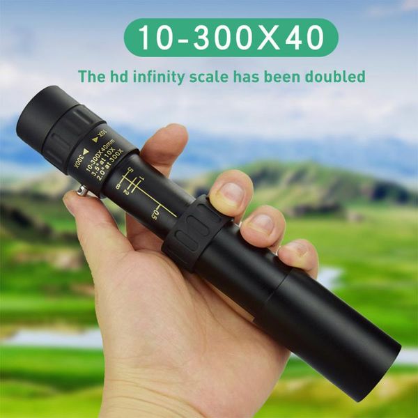 

telescope & binoculars 10-300x40mm monocular super quality eyepiece portable hunting night vision scope camping
