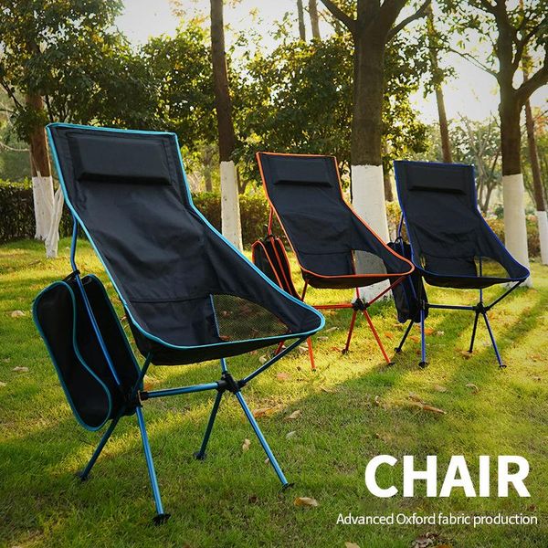 

outdoor tourist fishing camping beach picnic hunting chair lightweight aluminum fishing bbq chair foldable backpack stool