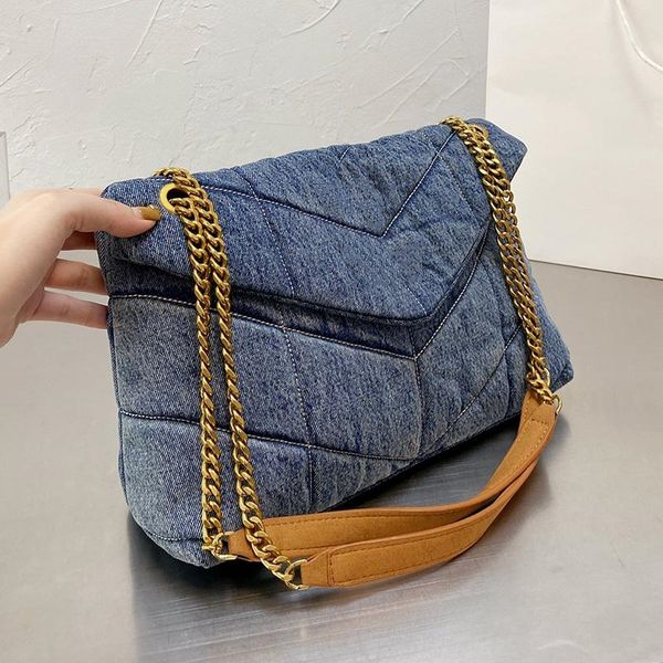 

luxury designer lady evening bags fashion washed denim crossbody bag luxurys designers design handbag paris vintage style classic women hand