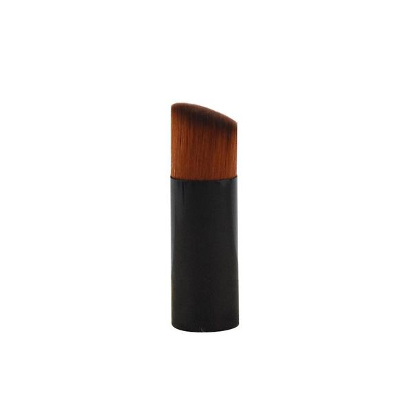 

makeup brushes 1 pc black brush foundation aluminum tube fiber hair dense comfortable for blush eye shadow