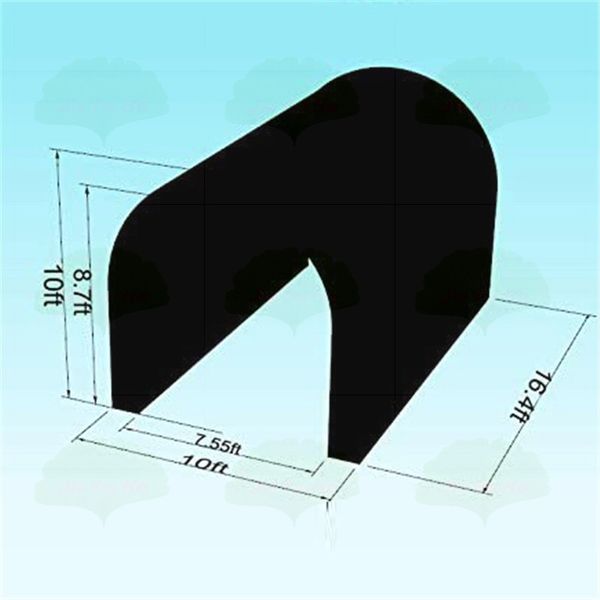 5x3x3m Preto Oxford Inflável Esporte Túnel Tenda Gigante Esportes Entrada Publicidade Archway Canal Esterilize Abrigo Abrigo Dois Camada Estrutura Da Porta Da Estrutura Se necessário