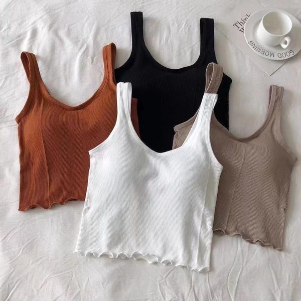 

yoga outfit outdoor workout push up underwear solid camisoles women sport bra tube beauty back bralettle comfortable lingerie girl