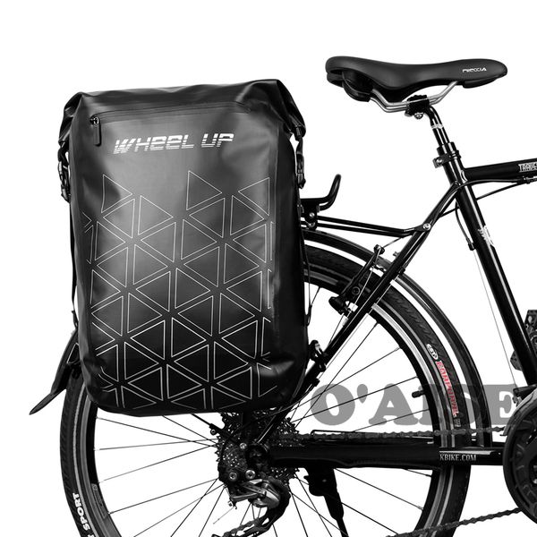 

waterproof bike pannier bag cycling rear rack bicycle backpackÂ cb10