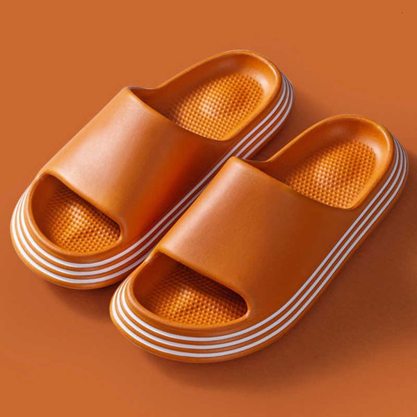 

slippers summer women super soft outdoor couple home casual bathroom beach shoes fashion stripe massage 2021 tbex, Black