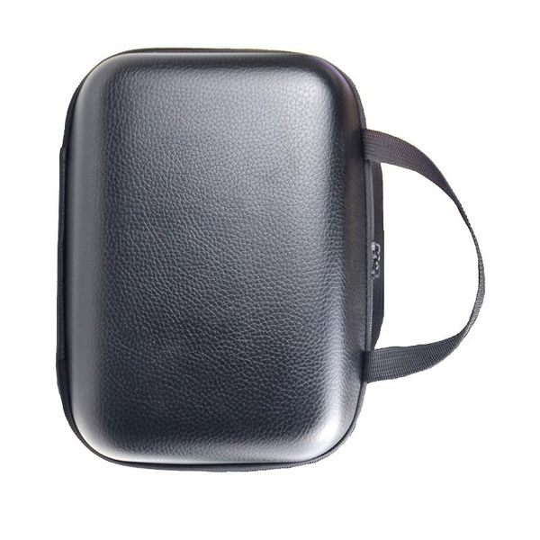 

fishing accessories bag spinning reel box shockproof waterproof tackle storage case pu leather hard protective