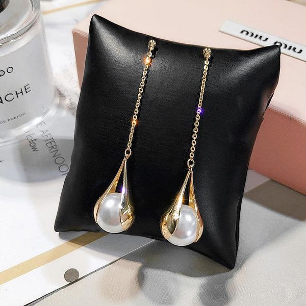 

dangle & chandelier 2021 korean fashion stud earrings luxury pearls drop earring designer statement earings jewelry for women jewellery, Silver