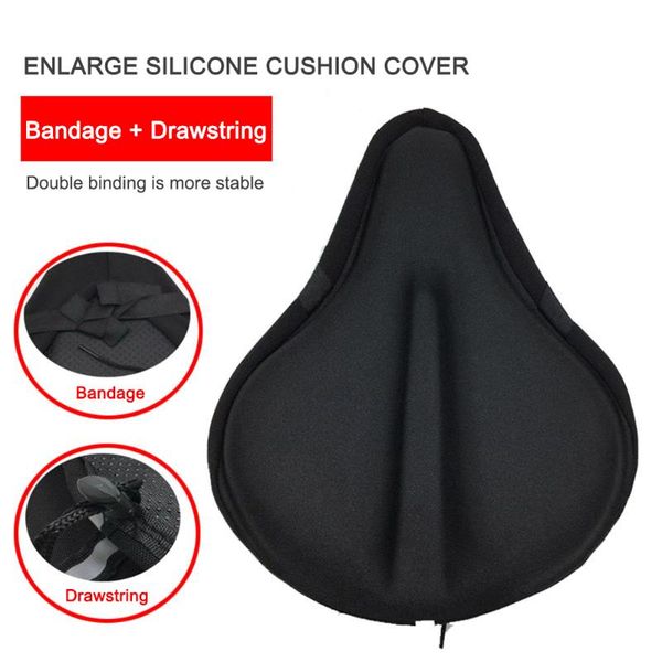 

bike saddles sponge / silica gel bicycle saddle covers soft comfortable seat cushion for mtb cycling accessories