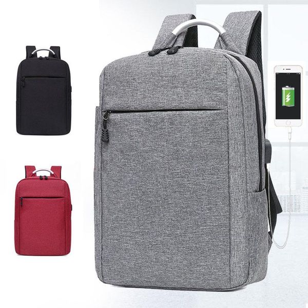

backpack men multifunction business travel bags usb charging backpacks waterproof schoolbag anti theft 15 inch laptop