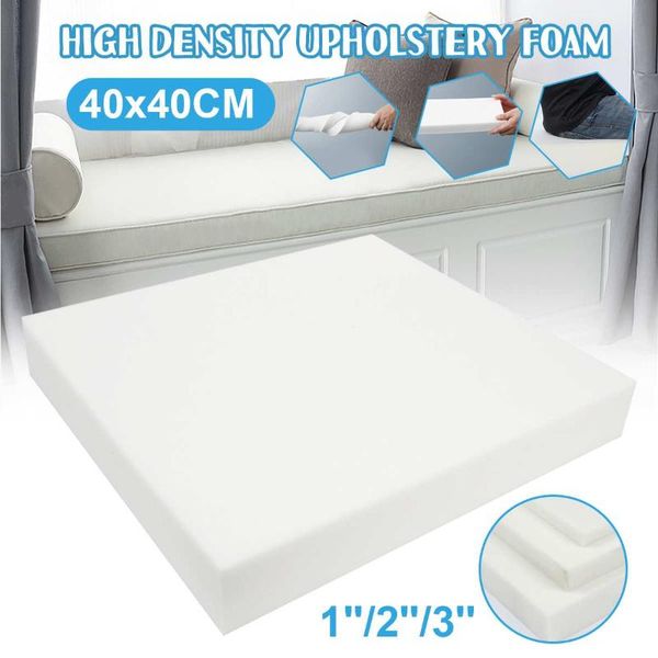 

cushion/decorative pillow 40x40cm high density seat cushion foam rubber replacement polyurethane upholstery pad white firm sheet pads