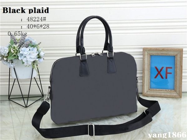

luxury designer handbag shoulder bag size 40*6*28 double zipper brand messenger bags 48224#