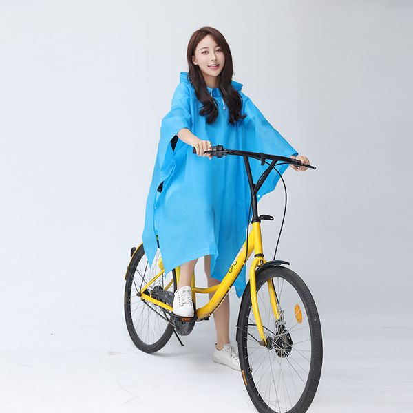 

raincoat riding poncho single hooded bicycle outdoor travel hiking