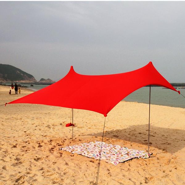 

2.1x1.5m sunshade canopy beach tent sunshade awning anti-ultraviolet outdoor camping fishing roof for 1-4 people
