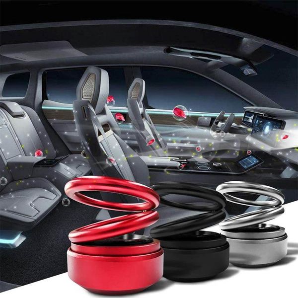 

car air freshener zk30 solar perfume fragrance auto rotation car-style flavoring accessories interior