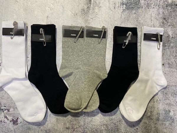 Designer New B Home Pin Heavy Industry Socken aus reiner Baumwolle, Netzrot, trendige Socken, Persönlichkeit, modische Röhrensocke