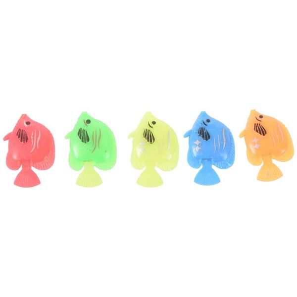 

practical 10 pcs plastic small fake fish for aquarium decoration