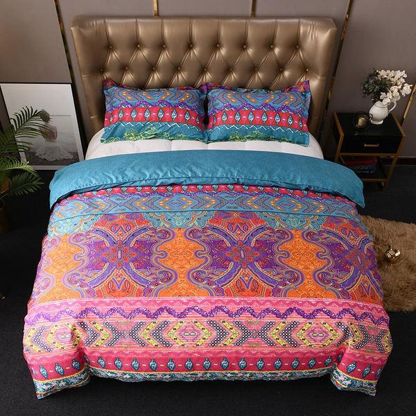 

bedding set with pillowcase uk double size capa de edredom bohemian style comforter cover sets for duvet cover set