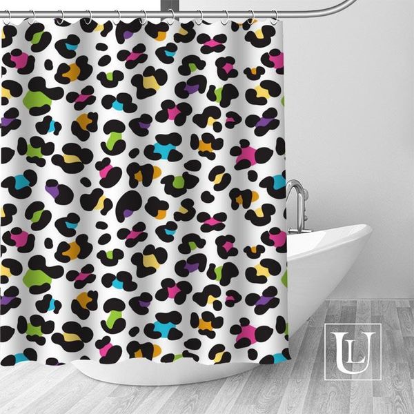 

shower curtains custom leopard bath curtain fabric modern bathroom beautiful decor