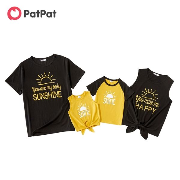 

arrival letter print color block short sleeve matching 210528, Blue