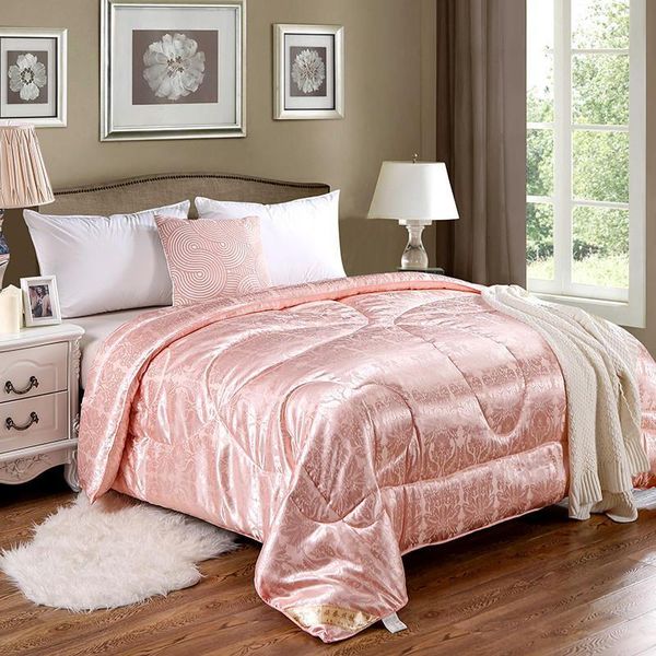 

30 100% mulberrysilk comforter winterwarmquilts for kingqueendouble bed cover 4 seasons blanket weighted couple duvet filling