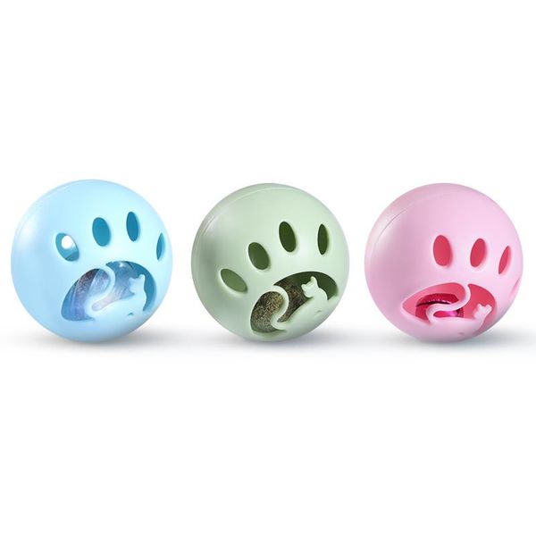 

cat toys plastic colorful bells balls play kitten fun games pets interactive animal exercise funny toy ball catnip nn50wj