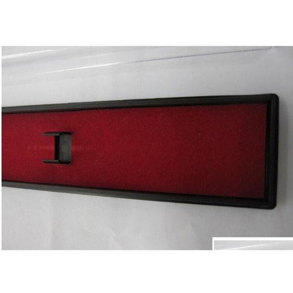 

200pcs clear transparent pencil cases with red color bottom plastic pen packing boxes who jllkgs bdefight