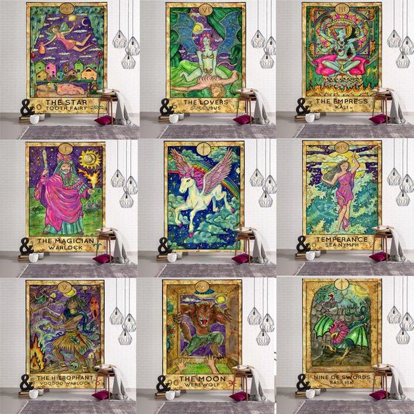 

tapestries india mandala tapestry wall hanging sun moon tarot carpet tapiz witchcraft cloth