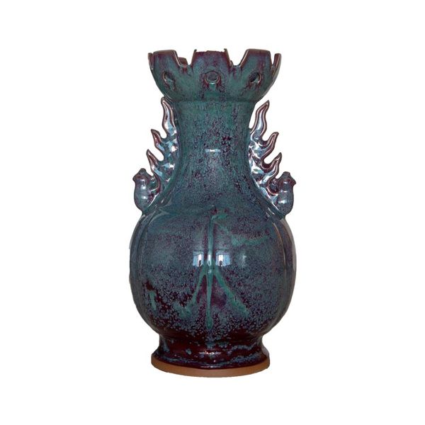 

china style souvenir the glaze of the lotus jun kiln is thick and steady