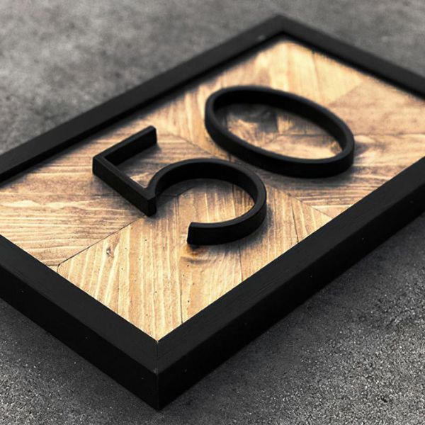 

garden decorations door number decoration house visible sign wall mounted gate mailbox floating arabic numerals