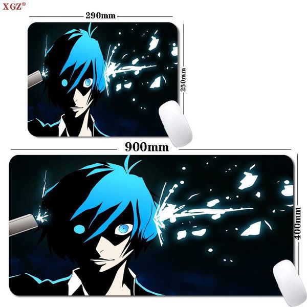 

mouse pads & wrist rests xgz anime cool boy gaming pad csgo accessories table mat large rubber non-slip 400x900mm 300x800mm des